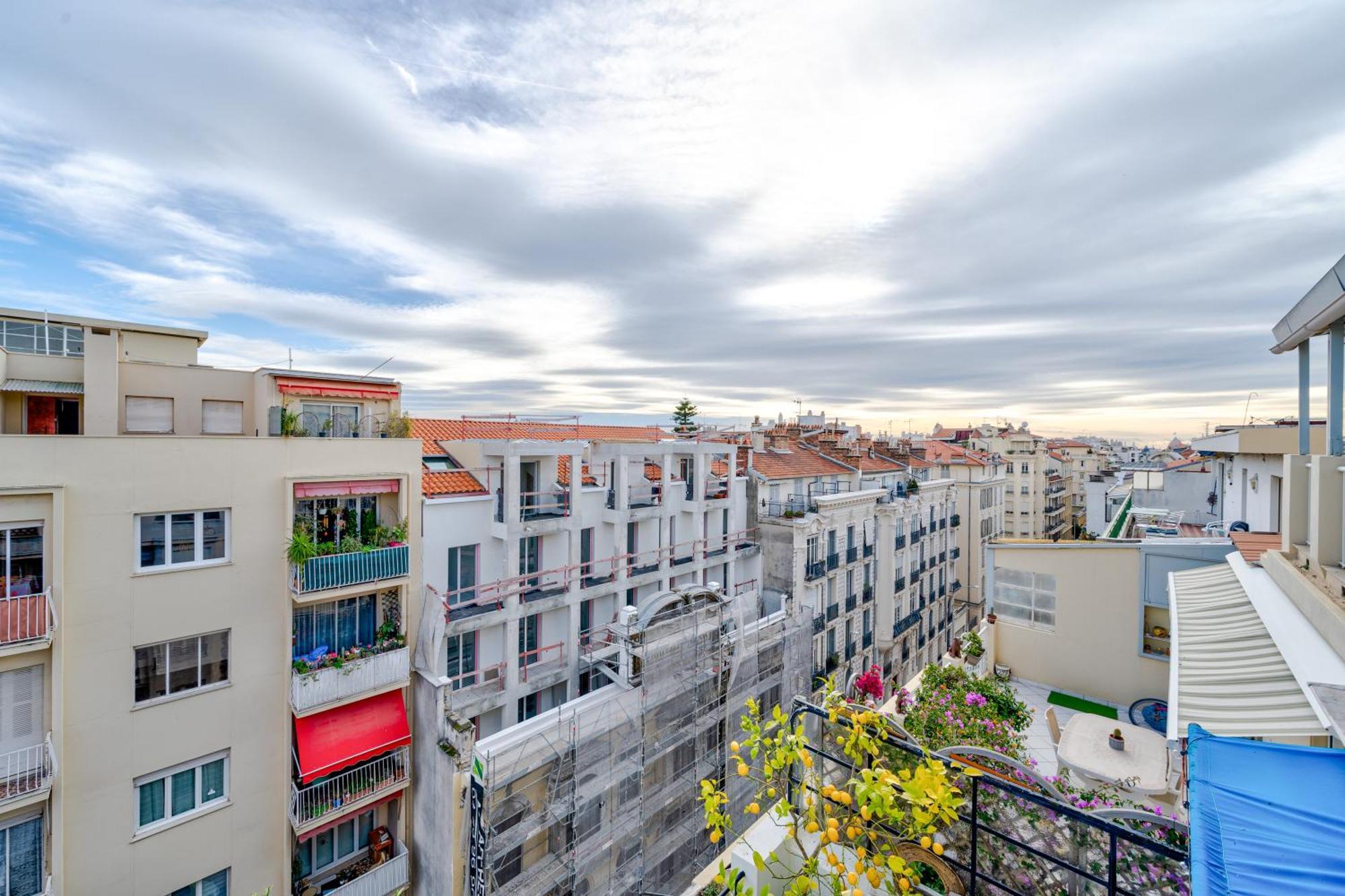 Top Floor Terrace - Dernier Etage Terrasse Cosy ニース エクステリア 写真