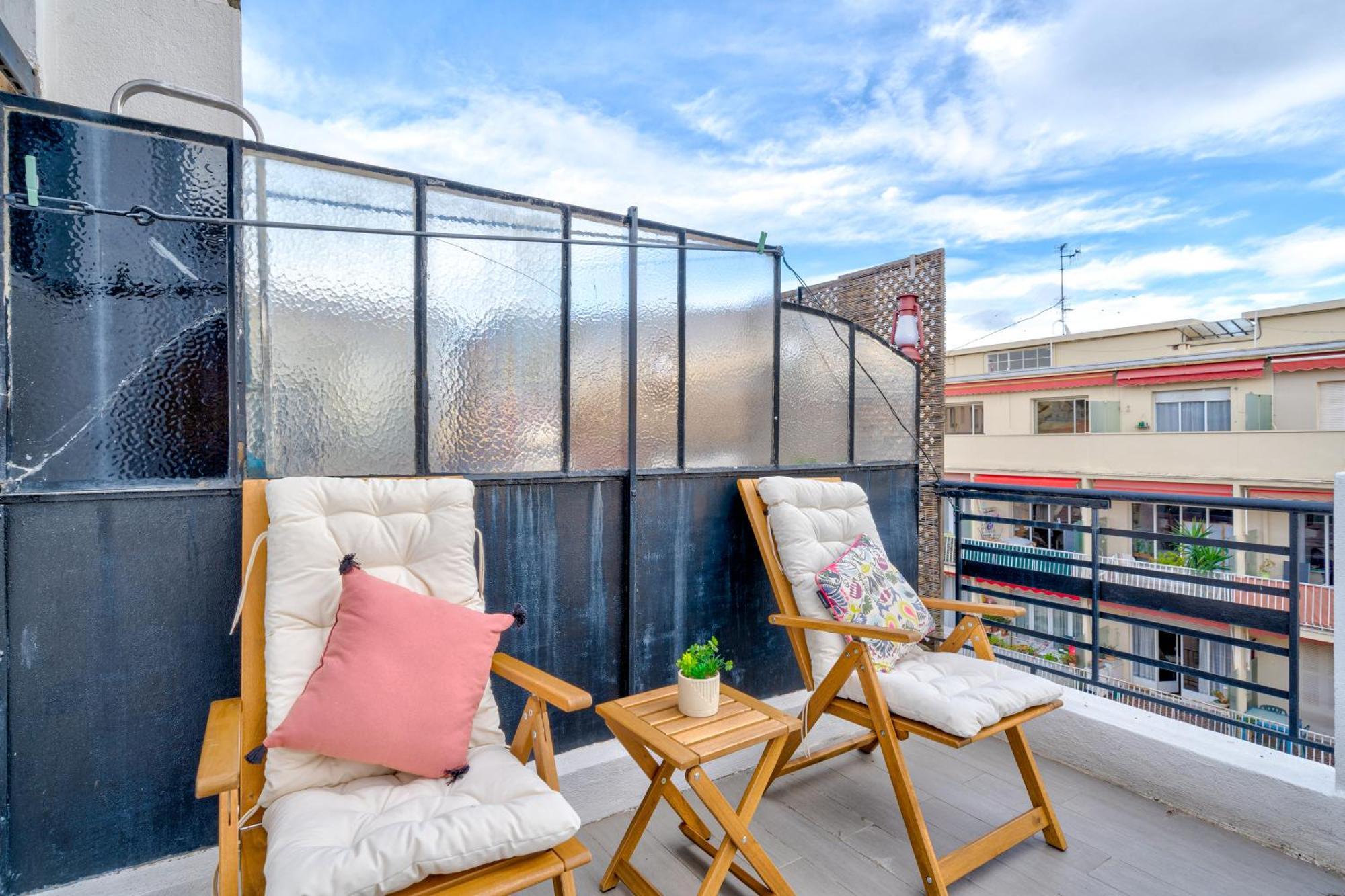 Top Floor Terrace - Dernier Etage Terrasse Cosy ニース エクステリア 写真